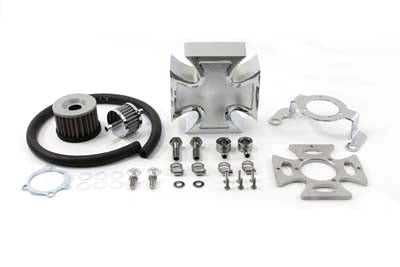 Maltese Chrome Air Cleaner Cover Kit