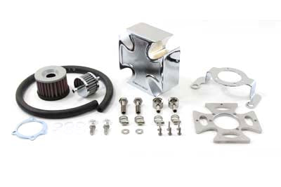 Maltese Chrome Air Cleaner Cover Kit