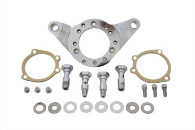 Air Cleaner Bracket Kit Chrome Billet