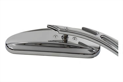 Deco Mirror Set Billet Chrome