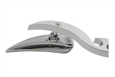 Tear Drop Mirror Set Chrome