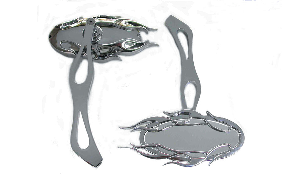 Fireball Mirror Set Chrome