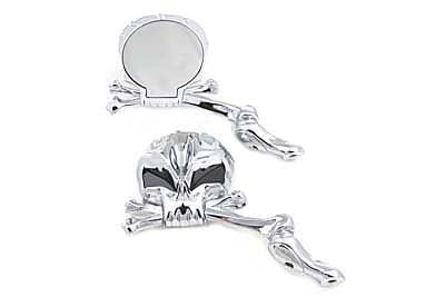 Skull Mirror Set with Bone Stem