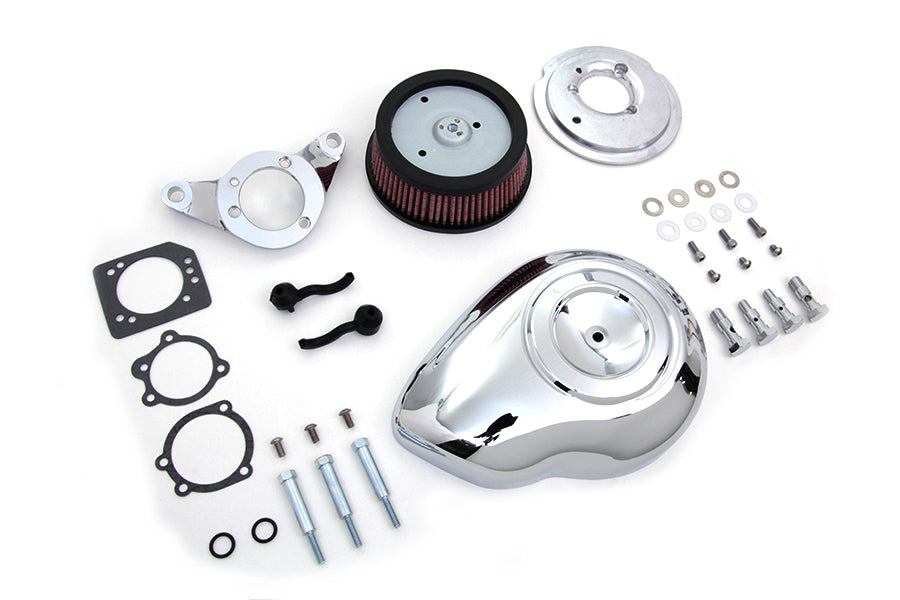 Chrome Wyatt Gatling Air Cleaner Assembly