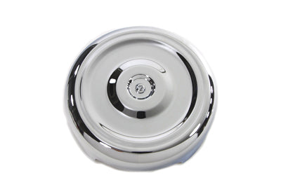 Chrome Round Bobbed Style 8 Air Cleaner Cover