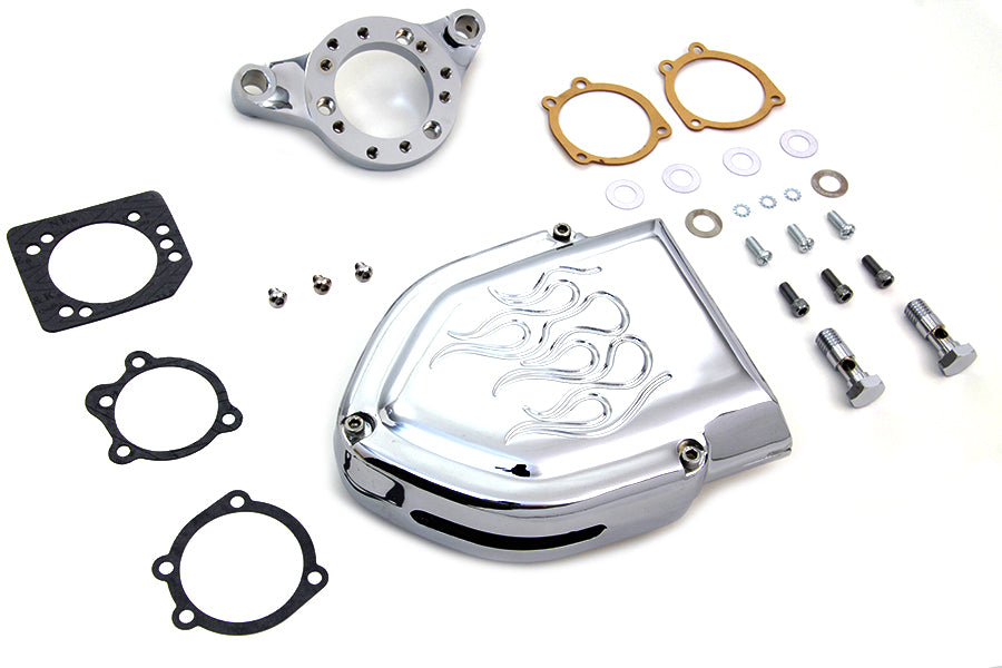 Chrome Wyatt Gatling Air Cleaner Assembly