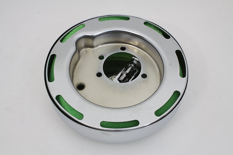 7 Round Air Cleaner Chrome