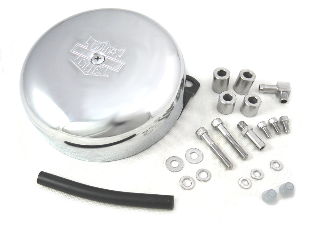 7 Round Air Cleaner Chrome