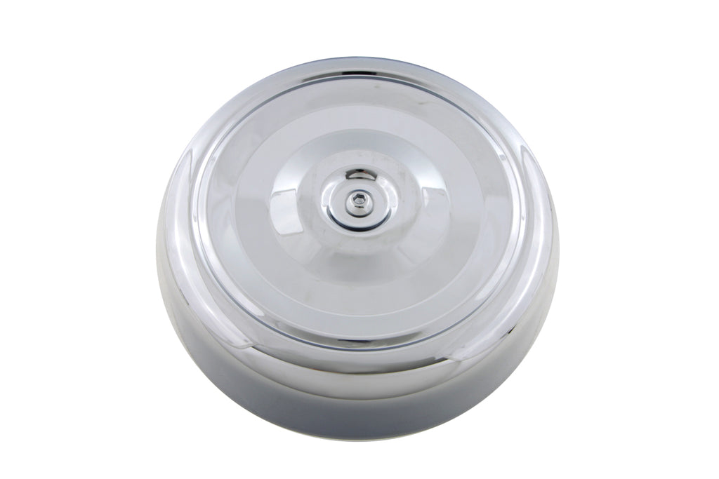 Chrome Round Bobbed Style 7 Air Cleaner Cover