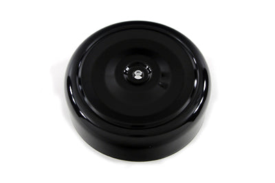 Black Round Bobbed Style 7 Air Cleaner Cover
