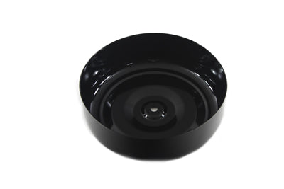 Black Round Bobbed Style 7 Air Cleaner Cover