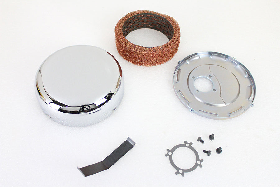 Chrome Linkert J-Slot Air Cleaner Assembly