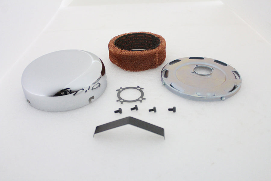 Chrome Linkert J-Slot Air Cleaner Assembly