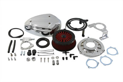 Siren Air Cleaner Assembly Chrome