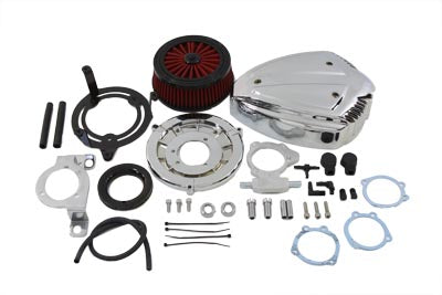 Siren Air Cleaner Assembly Chrome