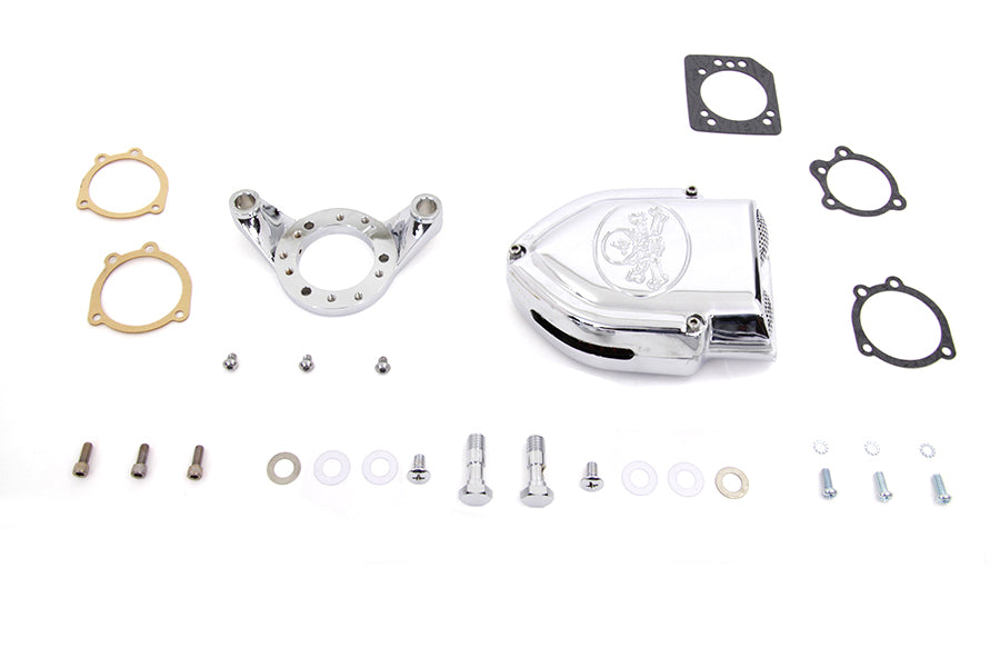 Chrome Wyatt Gatling Air Cleaner Assembly