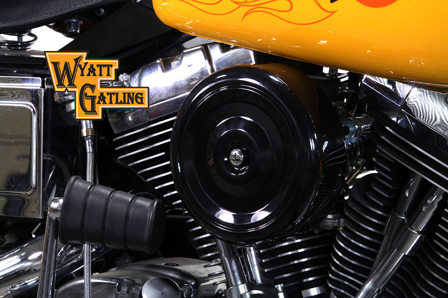 Black Wyatt Gatling Air Cleaner Assembly