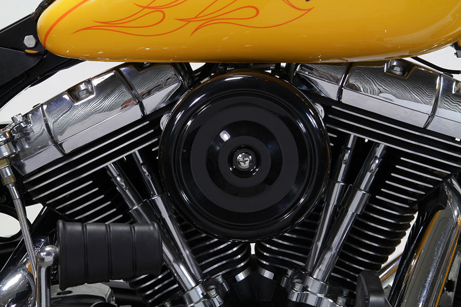 Black Wyatt Gatling Air Cleaner Assembly