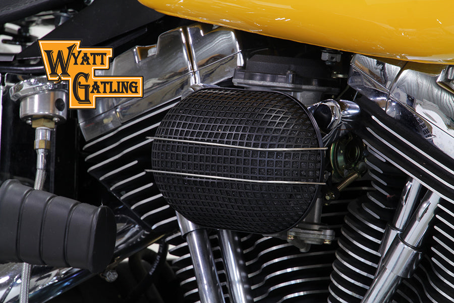 Black Wyatt Gatling Air Cleaner Assembly