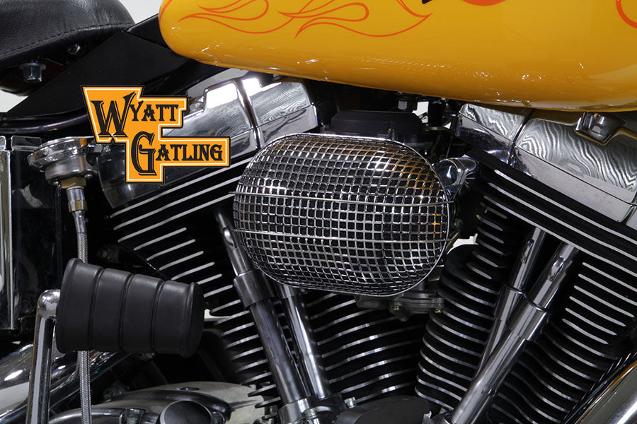 Chrome Wyatt Gatling Air Cleaner Assembly