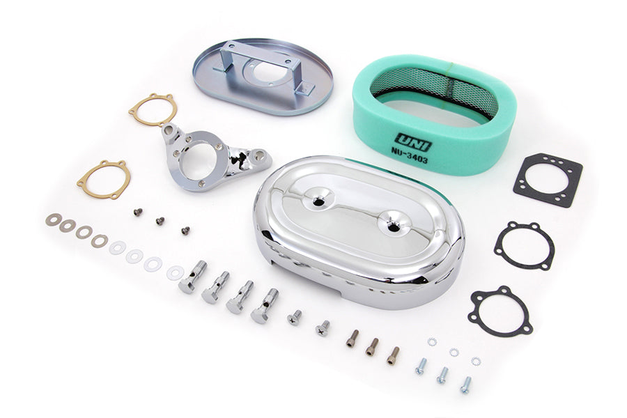 Chrome Wyatt Gatling Air Cleaner Assembly