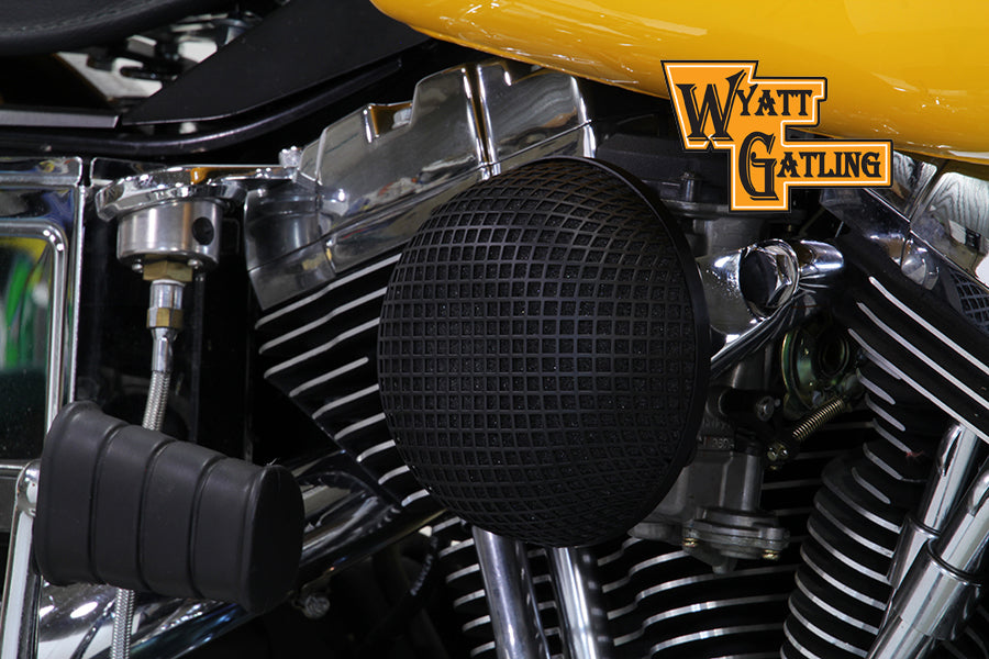 Black Wyatt Gatling Air Cleaner Assembly