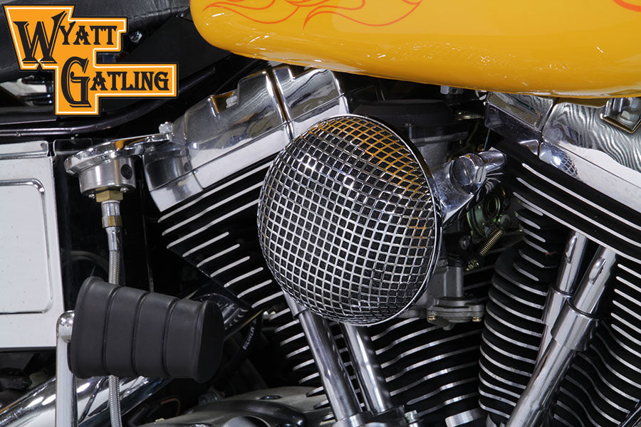 Chrome Wyatt Gatling Air Cleaner Assembly
