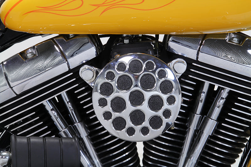Chrome Wyatt Gatling Air Cleaner Assembly