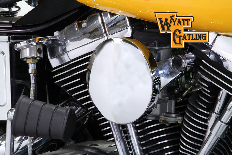 Chrome Wyatt Gatling Air Cleaner Assembly
