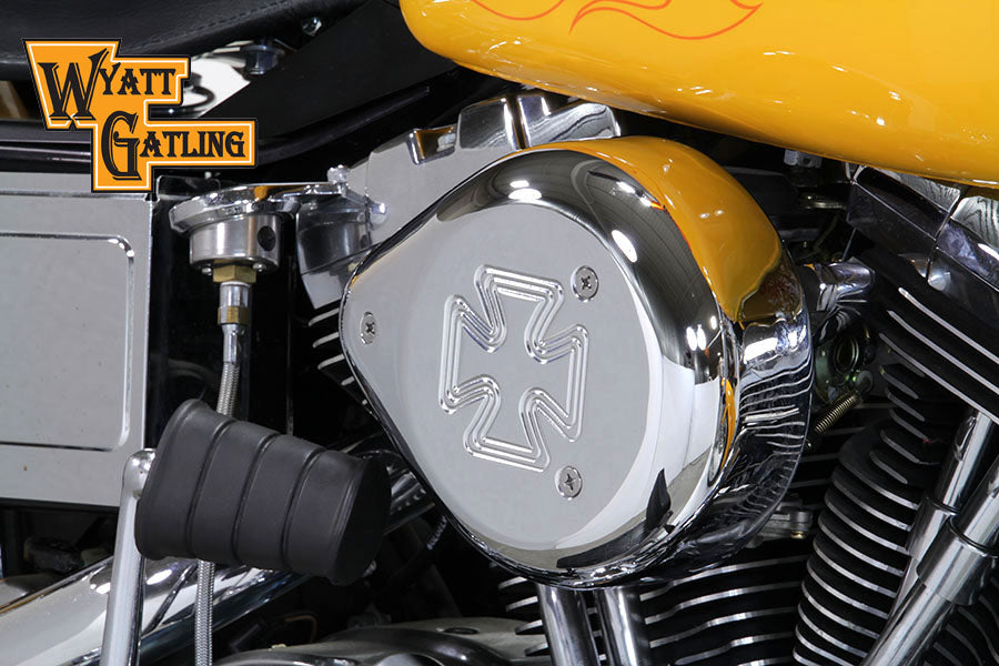 Chrome Wyatt Gatling Air Cleaner Assembly