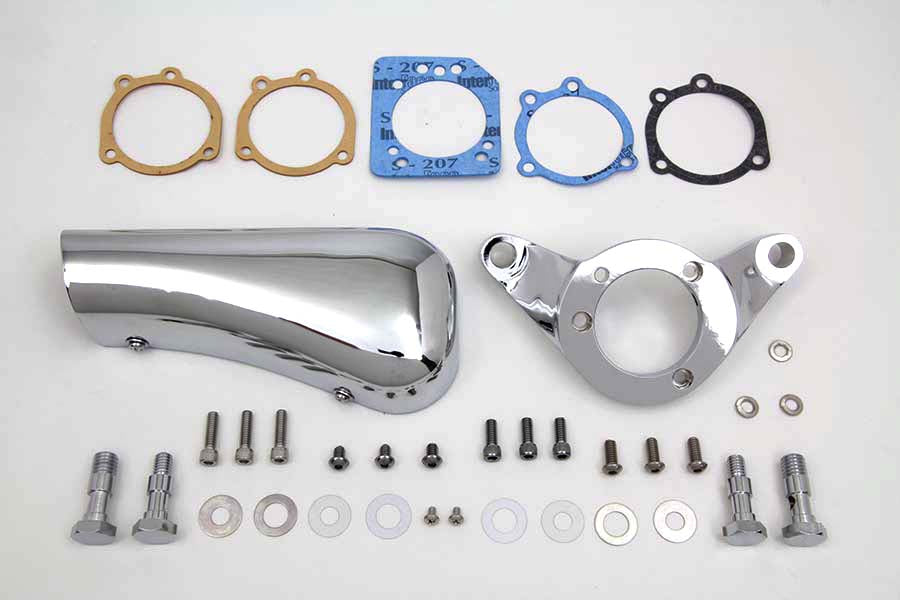 Chrome Wyatt Gatling Breather Snoot Assembly