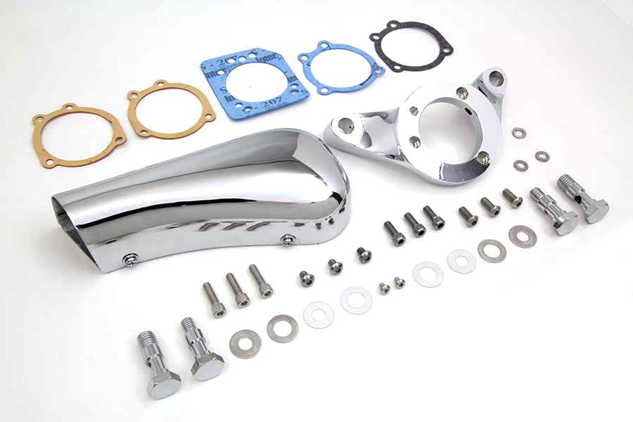 Chrome Wyatt Gatling Breather Snoot Assembly