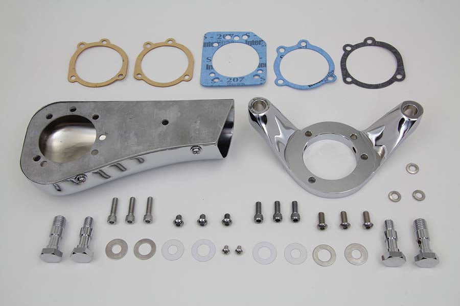 Chrome Wyatt Gatling Breather Snoot Assembly