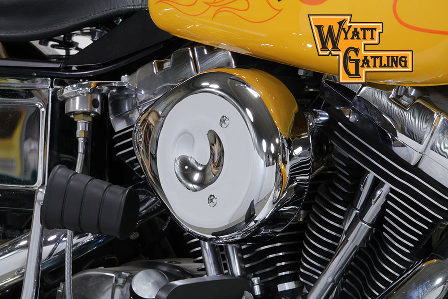 Chrome Wyatt Gatling Air Cleaner Assembly