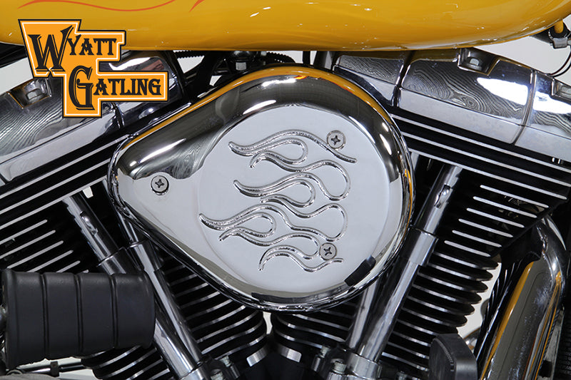 Chrome Wyatt Gatling Air Cleaner Assembly