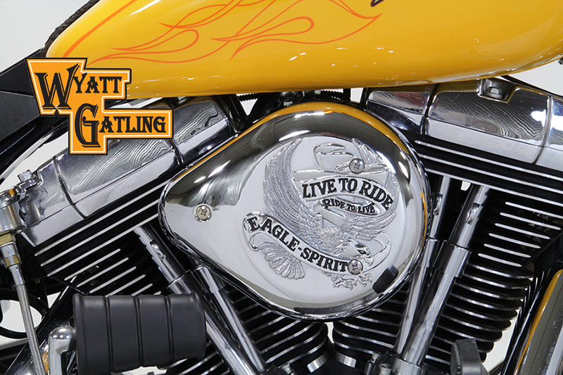 Chrome Wyatt Gatling Air Cleaner Assembly
