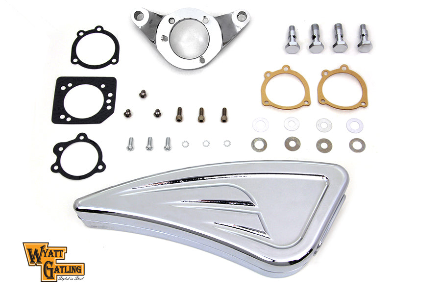 Chrome Wyatt Gatling Air Cleaner Assembly