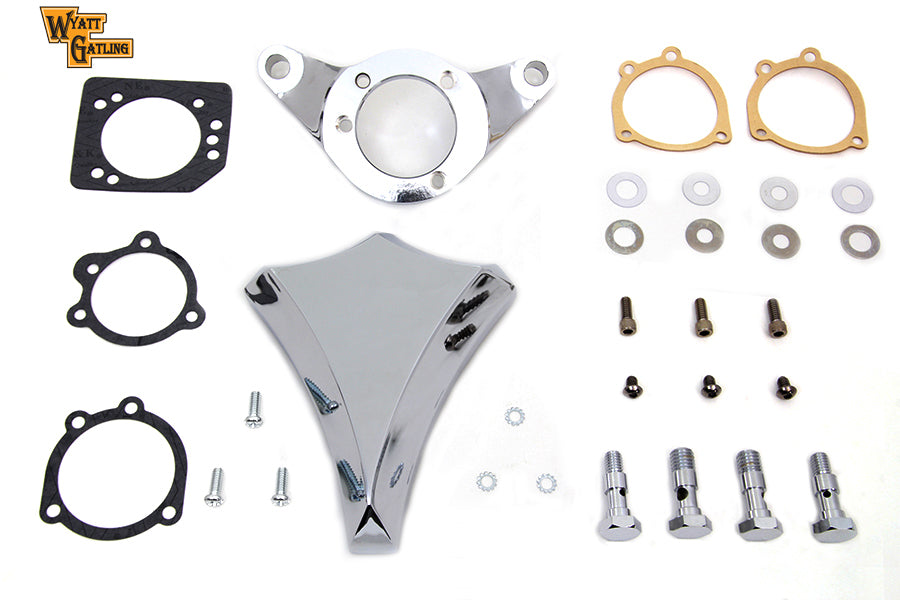 Chrome Wyatt Gatling Air Cleaner Assembly