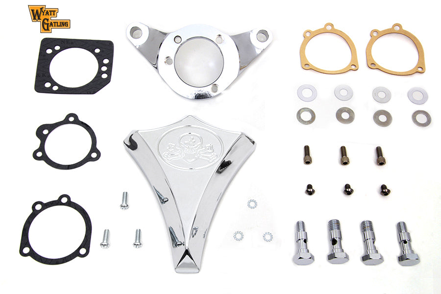 Chrome Wyatt Gatling Air Cleaner Assembly