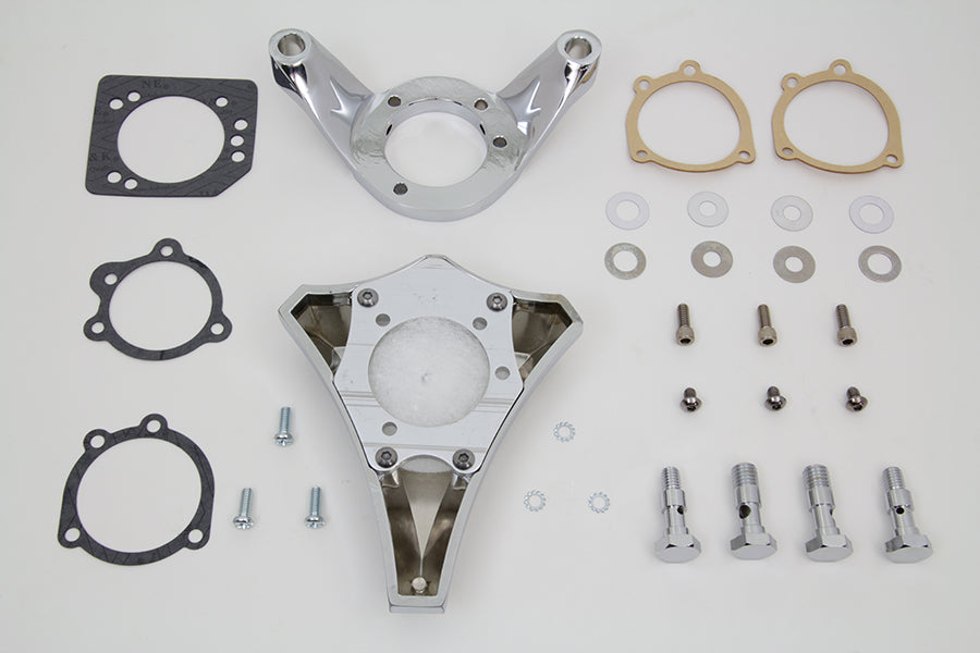 Chrome Wyatt Gatling Air Cleaner Assembly