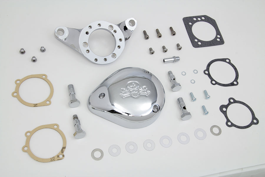 Chrome Wyatt Gatling Air Cleaner Assembly