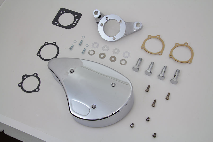 Chrome Wyatt Gatling Air Cleaner Assembly