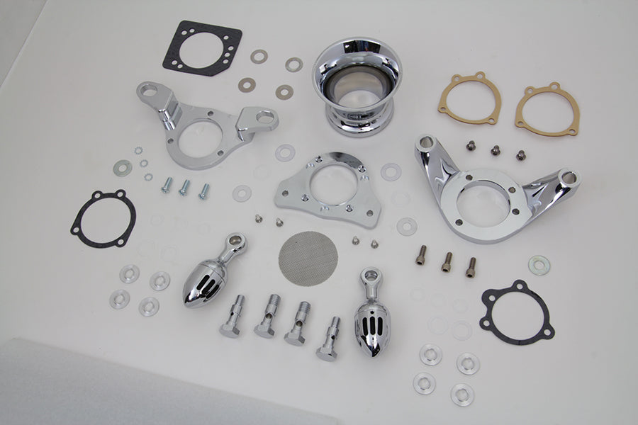 Chrome Wyatt Gatling Velocity Stack Assembly