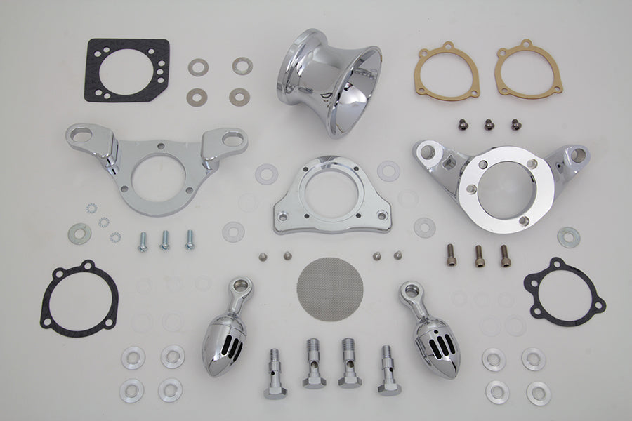 Chrome Wyatt Gatling Velocity Stack Assembly