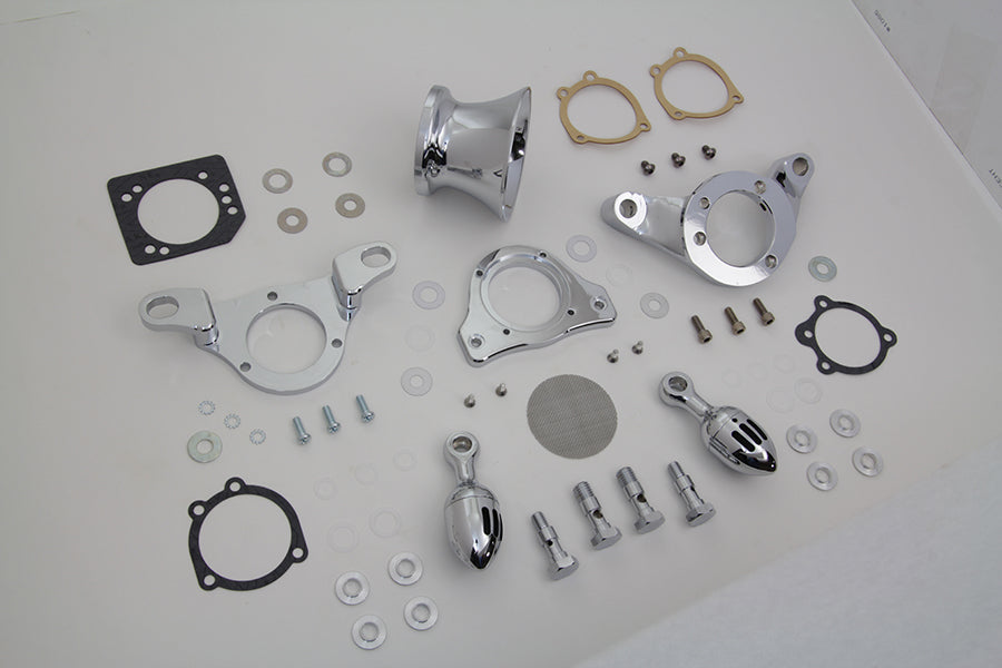 Chrome Wyatt Gatling Velocity Stack Assembly