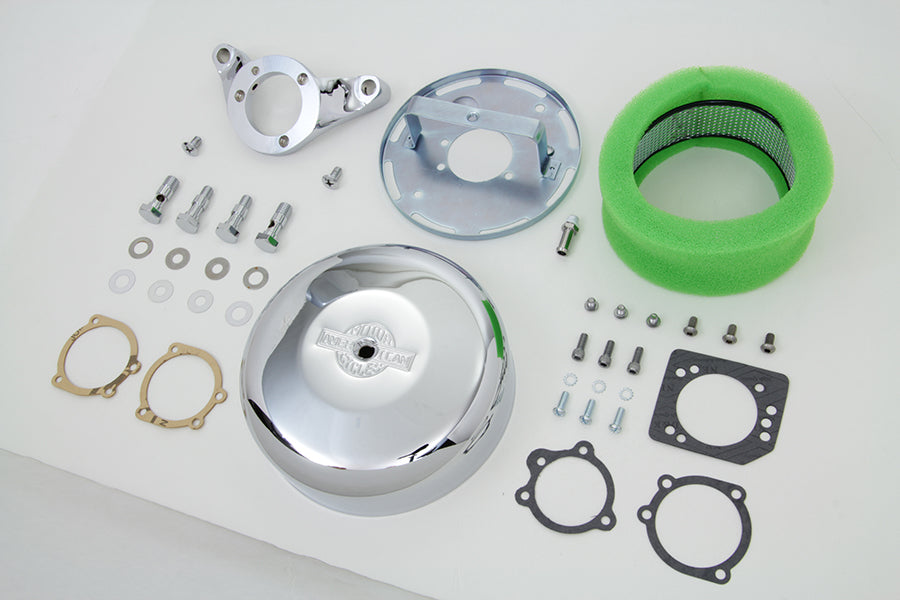 Chrome Wyatt Gatling Air Cleaner Assembly