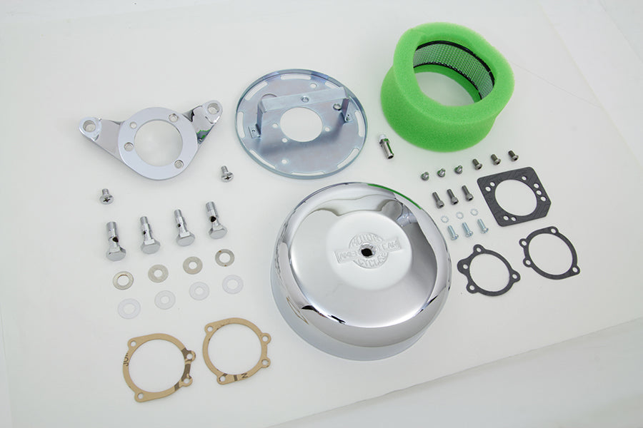 Chrome Wyatt Gatling Air Cleaner Assembly