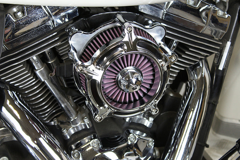 Exposed Filter Air Cleaner Kit Chrome