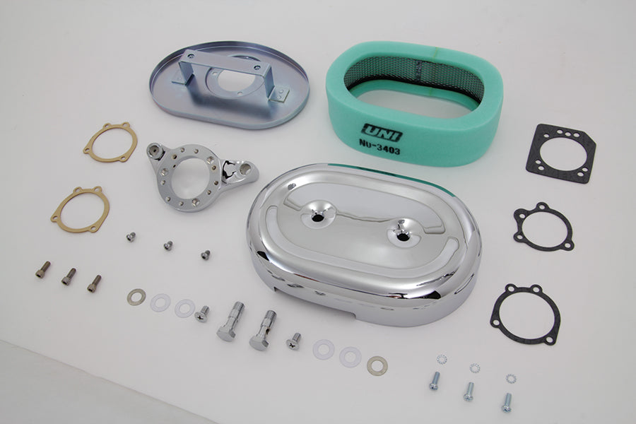 Chrome Wyatt Gatling Air Cleaner Assembly