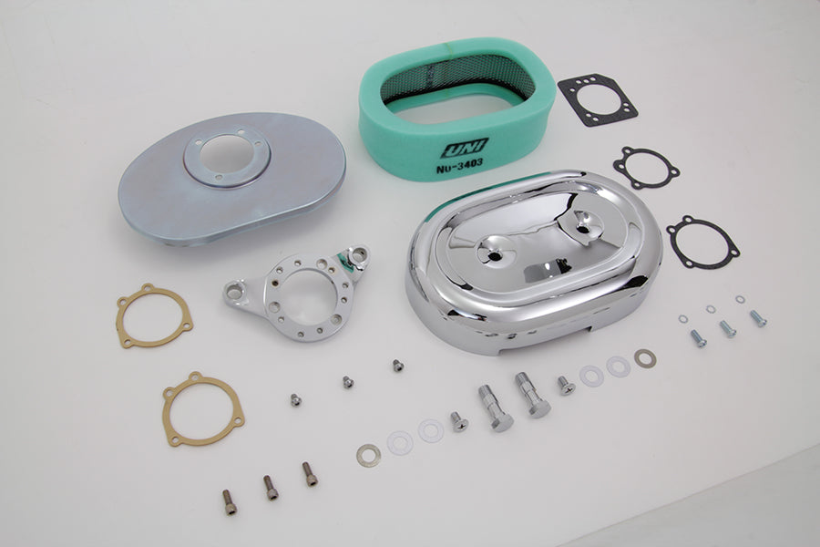 Chrome Wyatt Gatling Air Cleaner Assembly